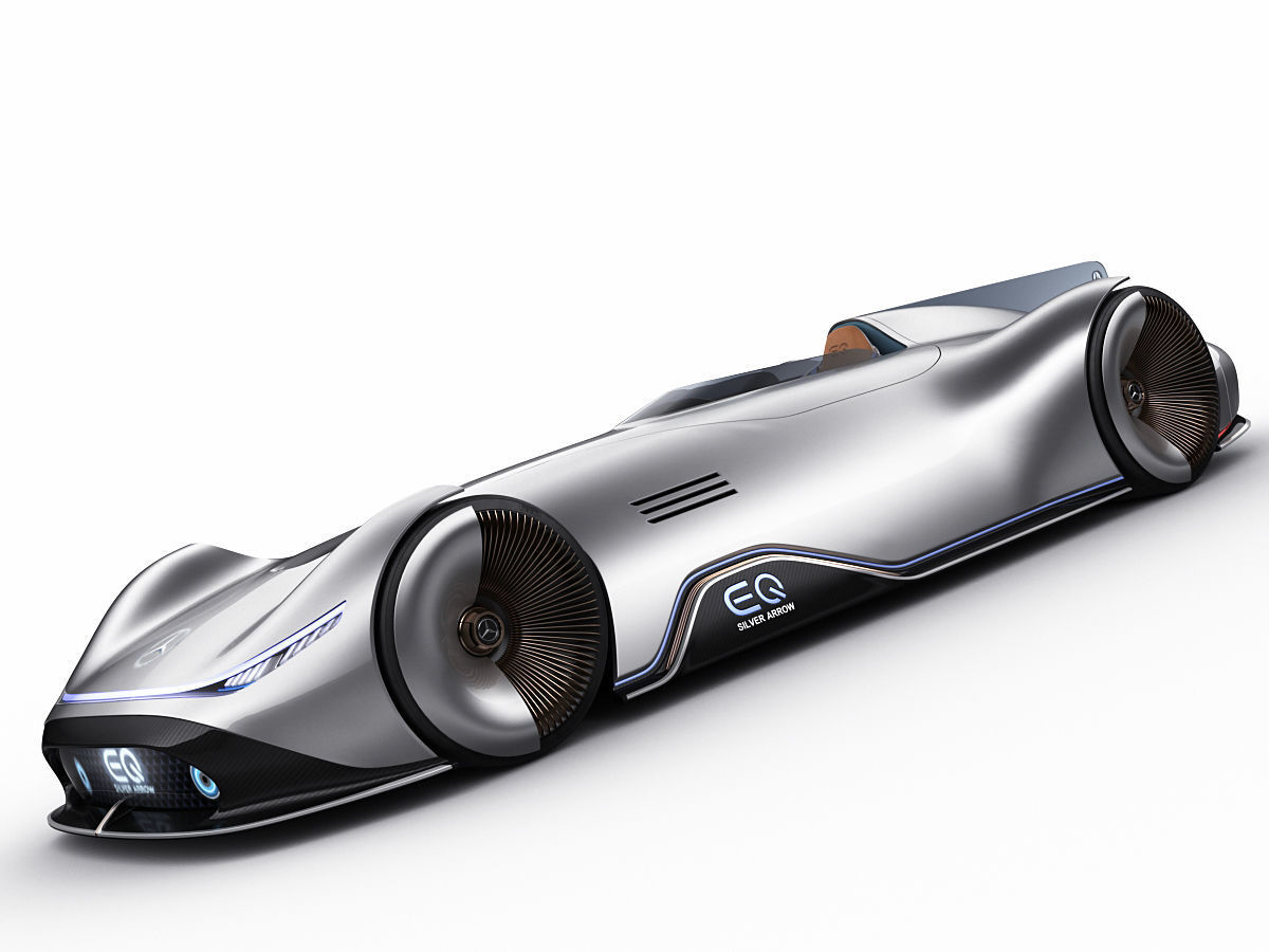 Mercedes-Benz Vision EQ Silver Arrow Concept 2018  3D model_8