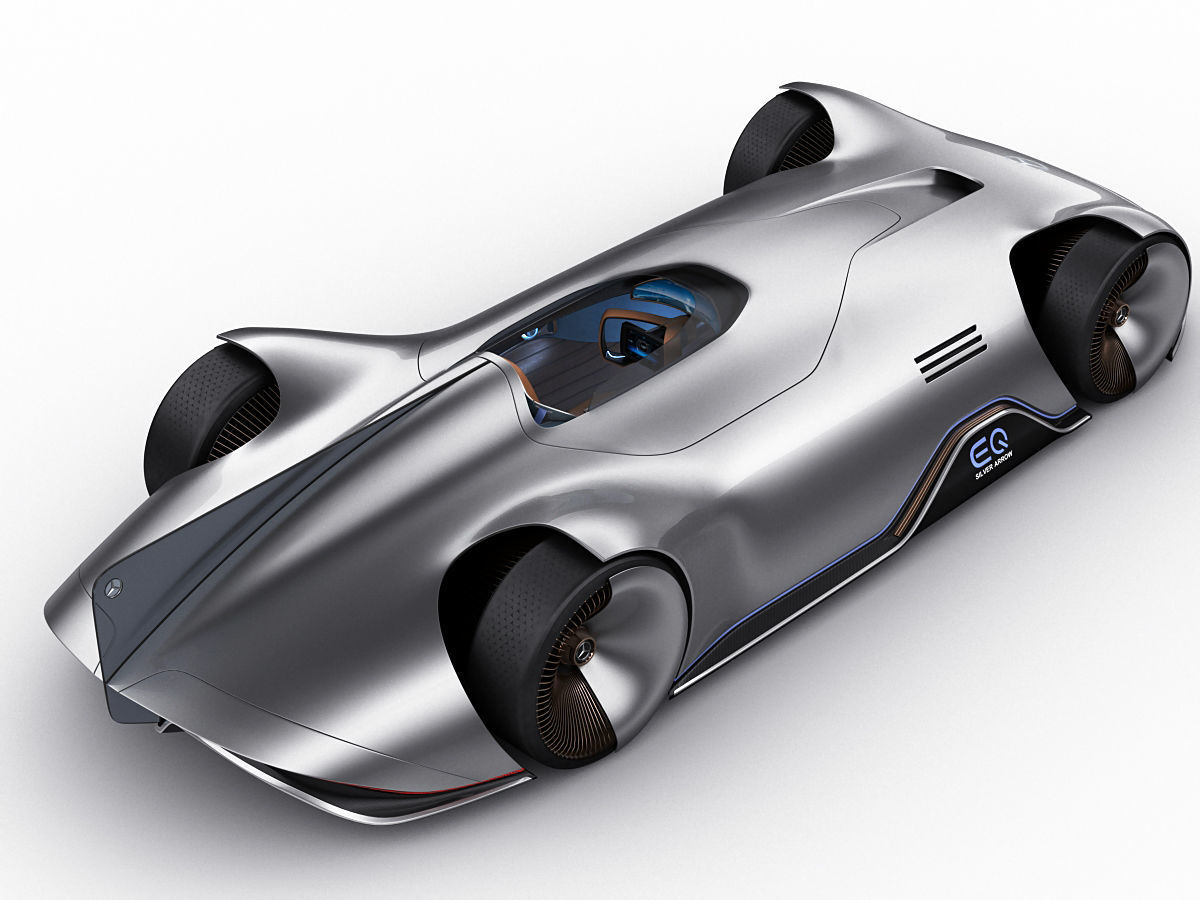 Mercedes-Benz Vision EQ Silver Arrow Concept 2018  3D model_7