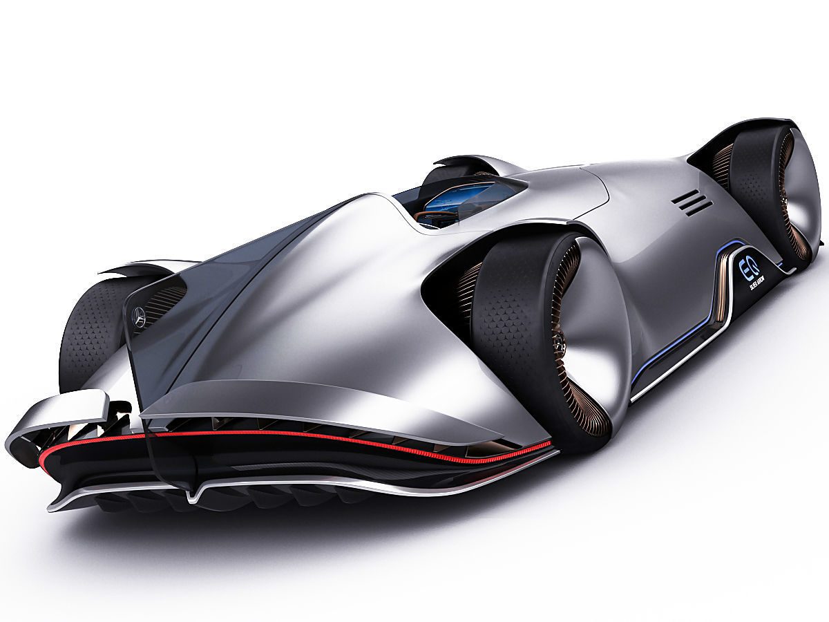 Mercedes-Benz Vision EQ Silver Arrow Concept 2018  3D model_2