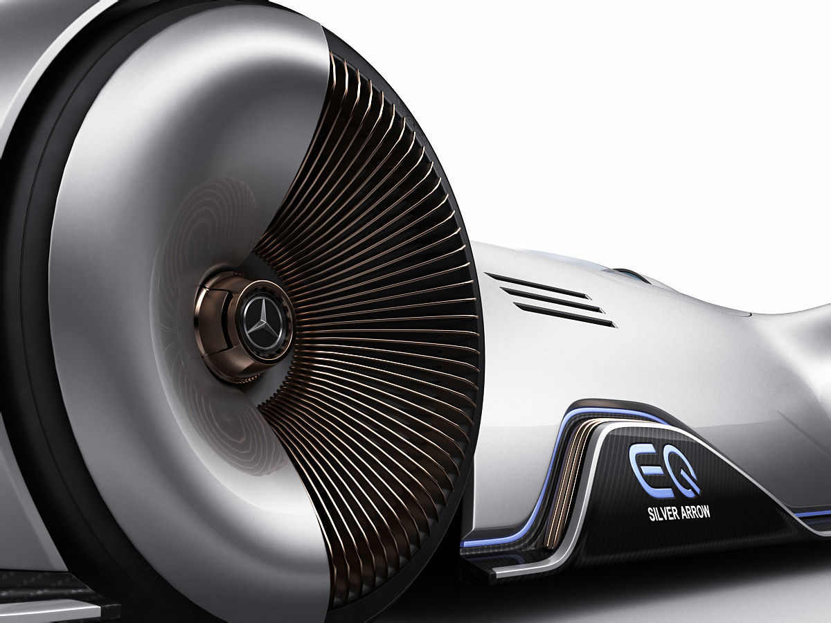 Mercedes-Benz Vision EQ Silver Arrow Concept 2018  3D model_10