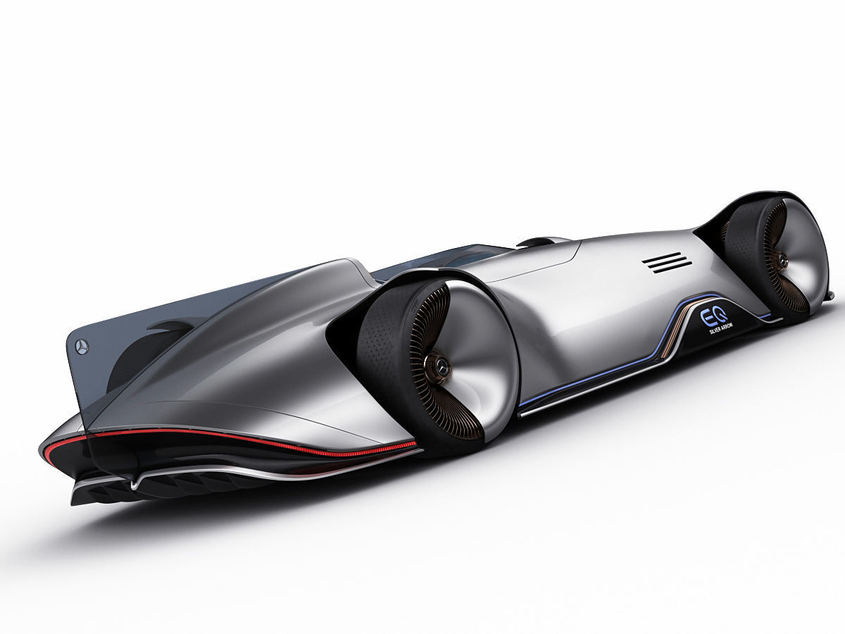 Mercedes-Benz Vision EQ Silver Arrow Concept 2018  3D model_9