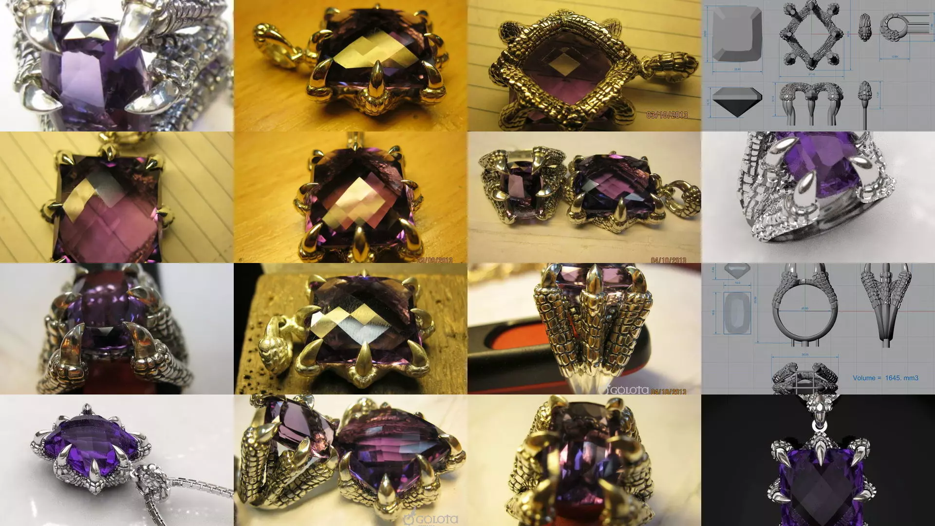 Dragon Claw  set 3D Model Collection_0