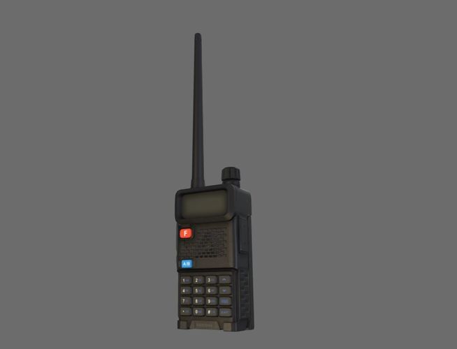 Radio walkie talkie 3D model