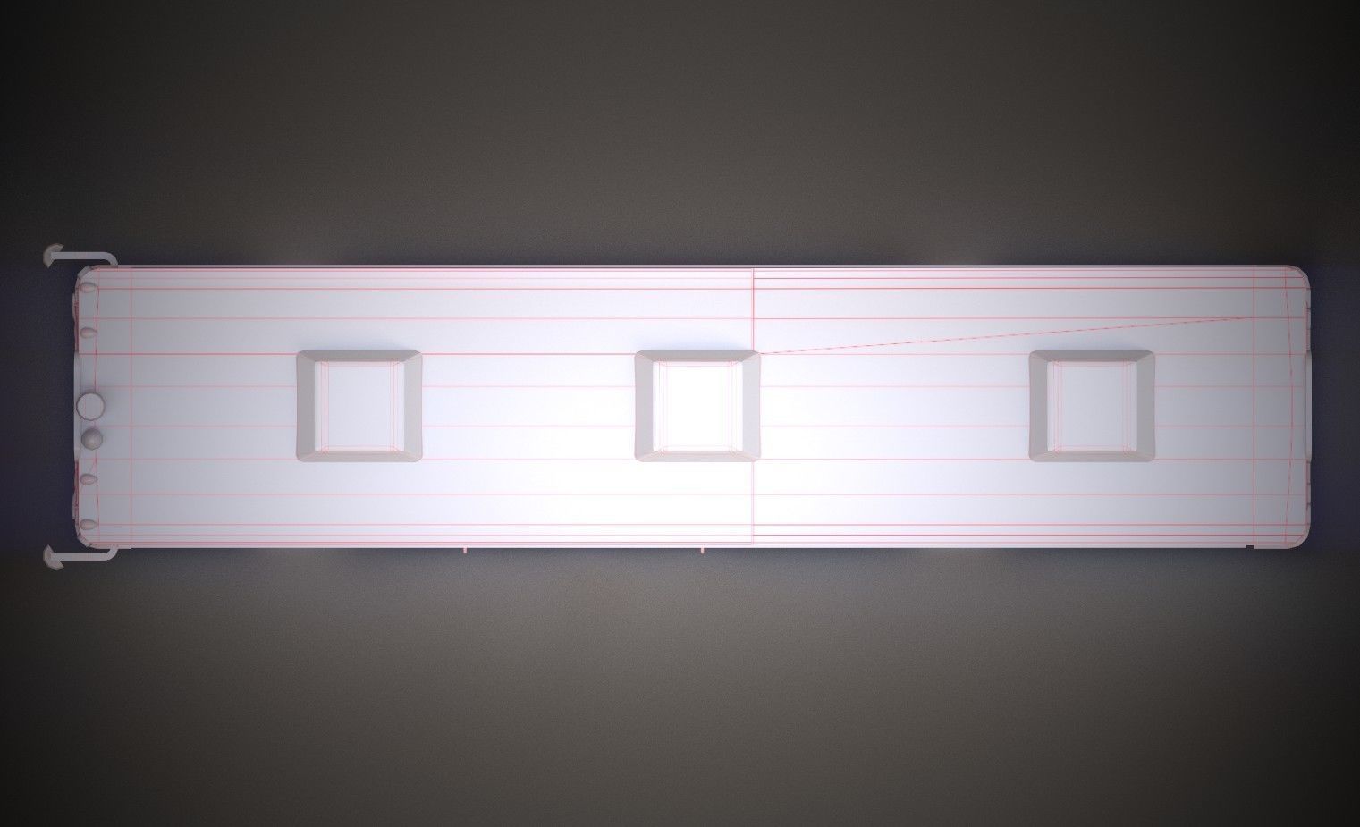 Thai Bus Low-poly 3D model_11