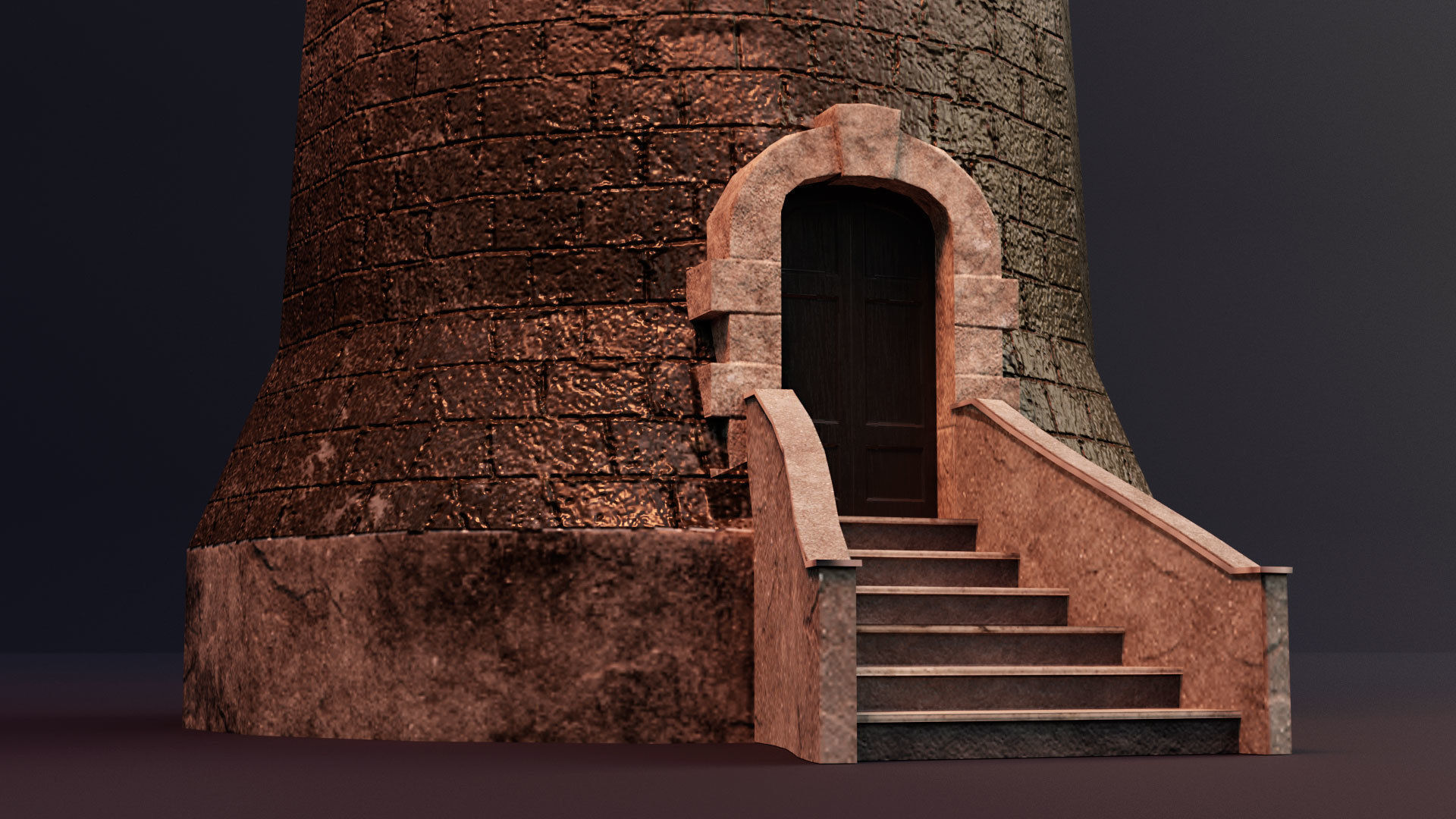 Lighthouse Low-poly 3D model_5