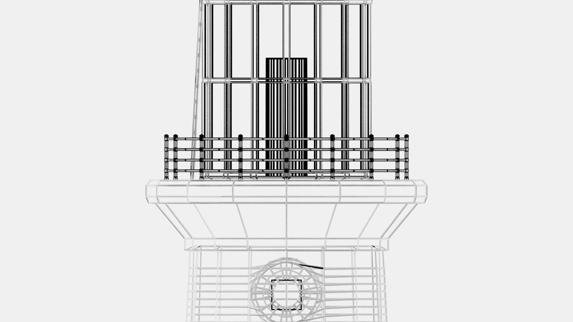 Lighthouse Low-poly 3D model_18