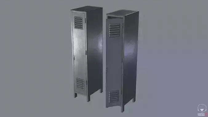 Locker two metal lockers