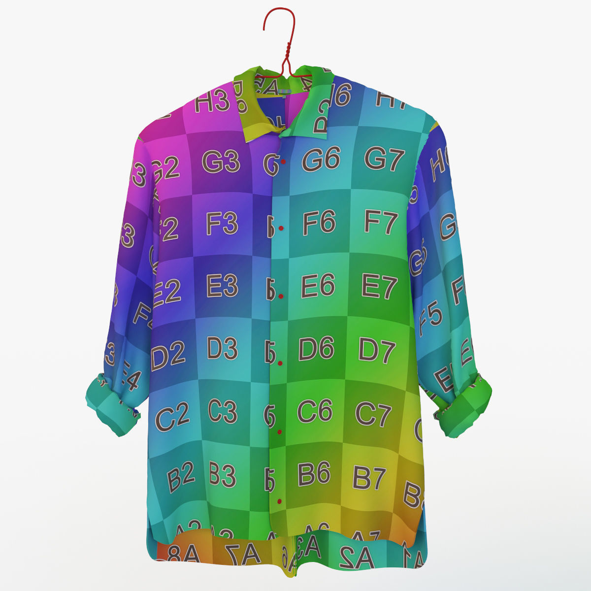 Male wardrobe folded 3D model_11