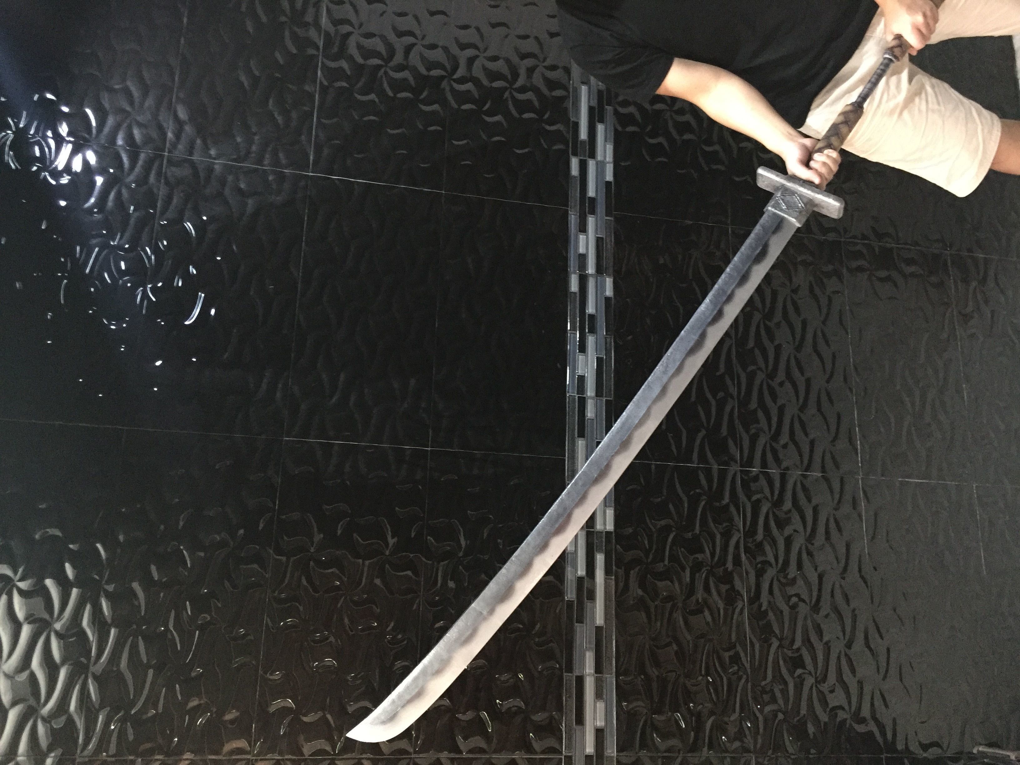 Monster Hunter World - Iron Katana 3D print model_17