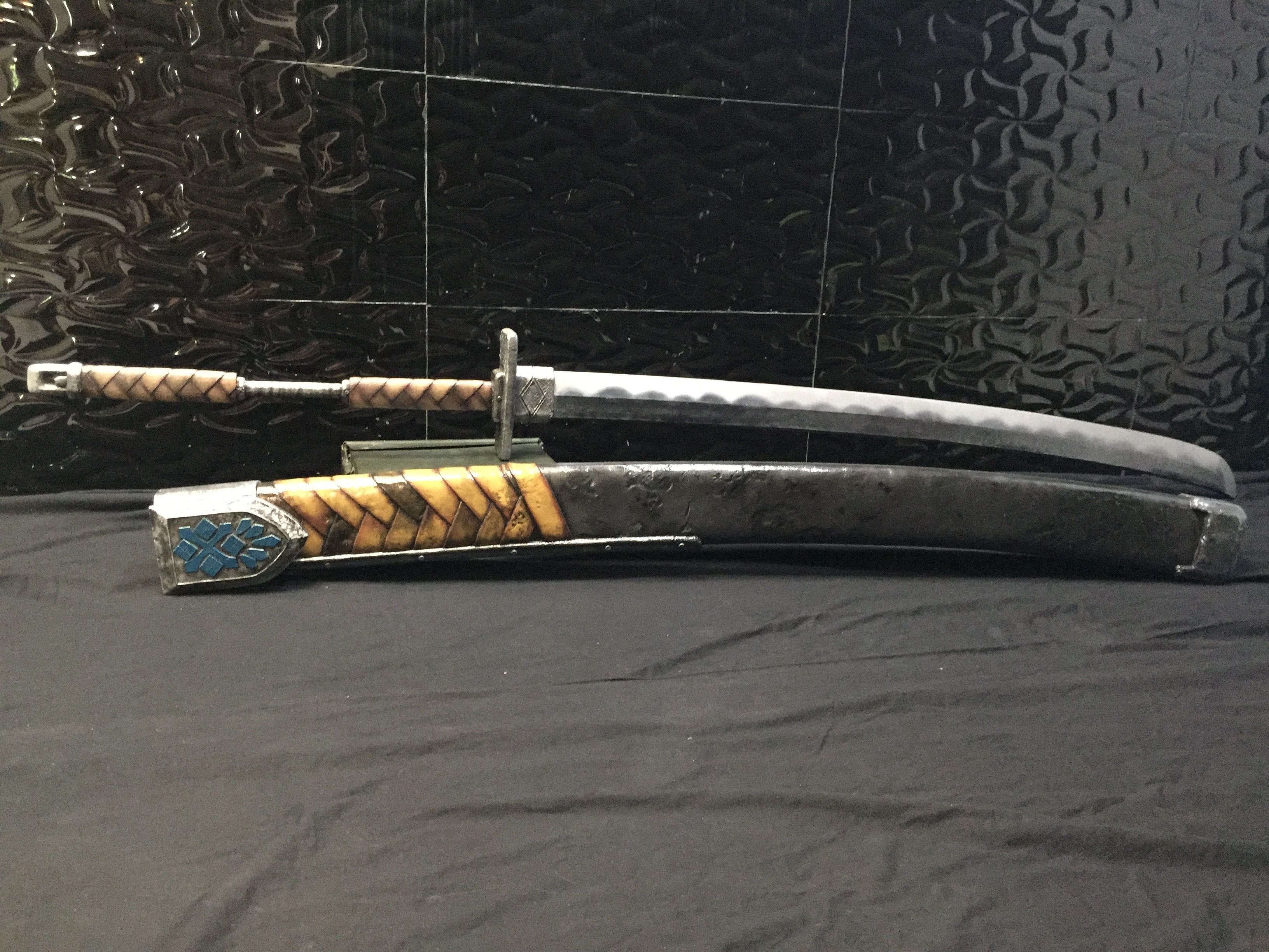 Monster Hunter World - Iron Katana 3D print model_5