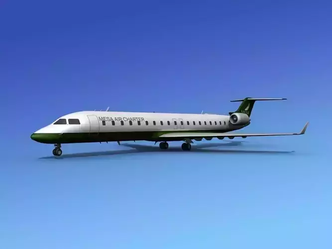 Bombardier CRJ700 Mesa Air Charter 3D model