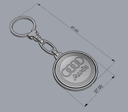 TRINKET KEYCHAIN 3D print model_4