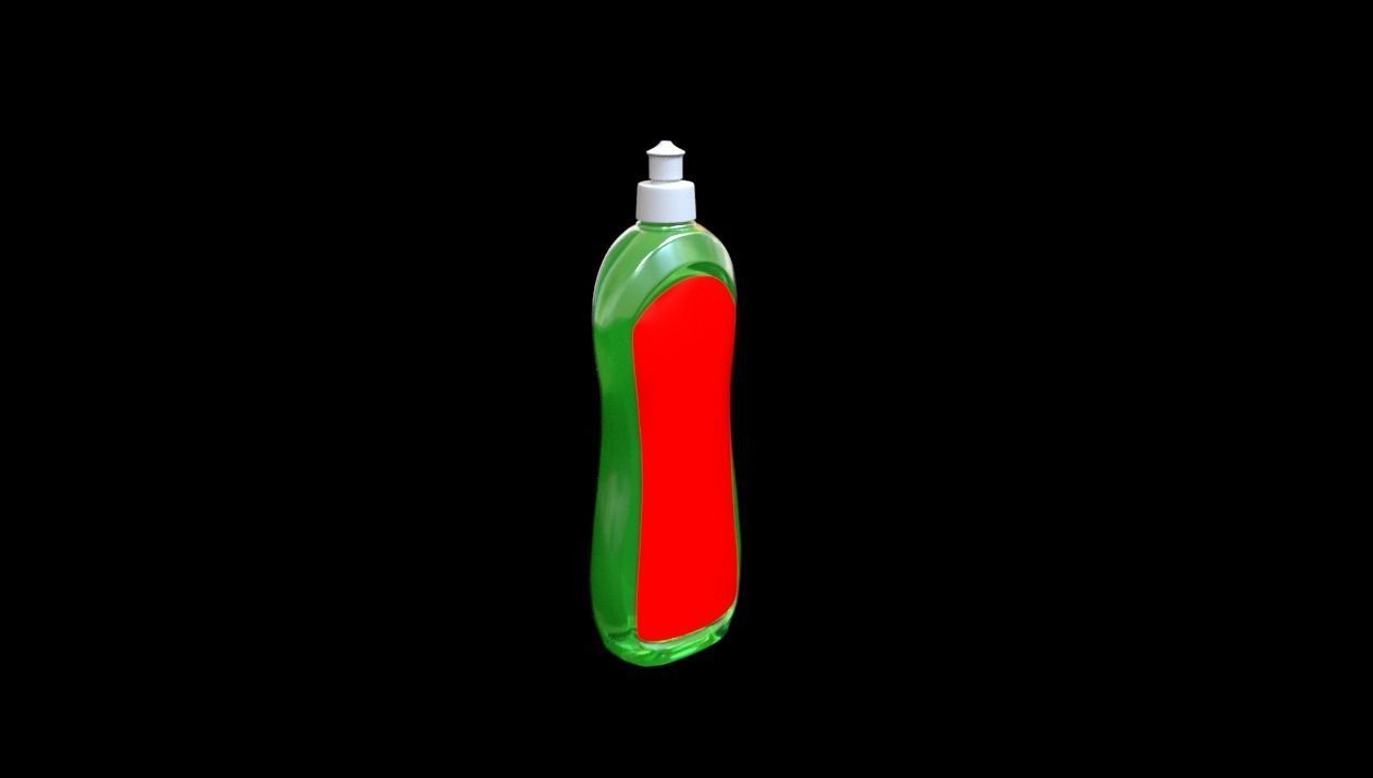 Detergent bottle 3D model_5