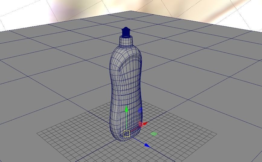 Detergent bottle 3D model_3