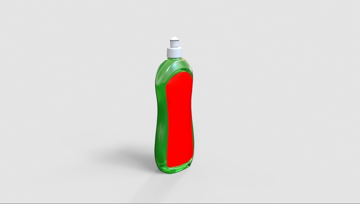 Detergent bottle 3D model_6