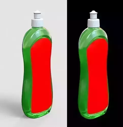 Detergent bottle 3D model