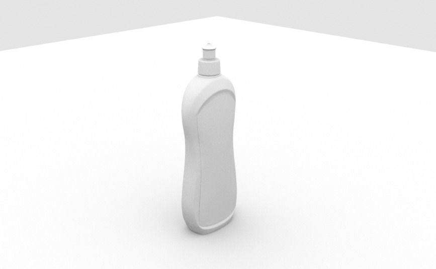 Detergent bottle 3D model_4