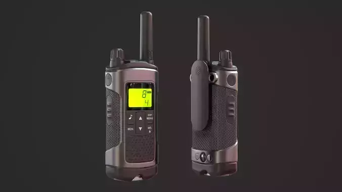 Walkie Talkie Low-poly 3D model