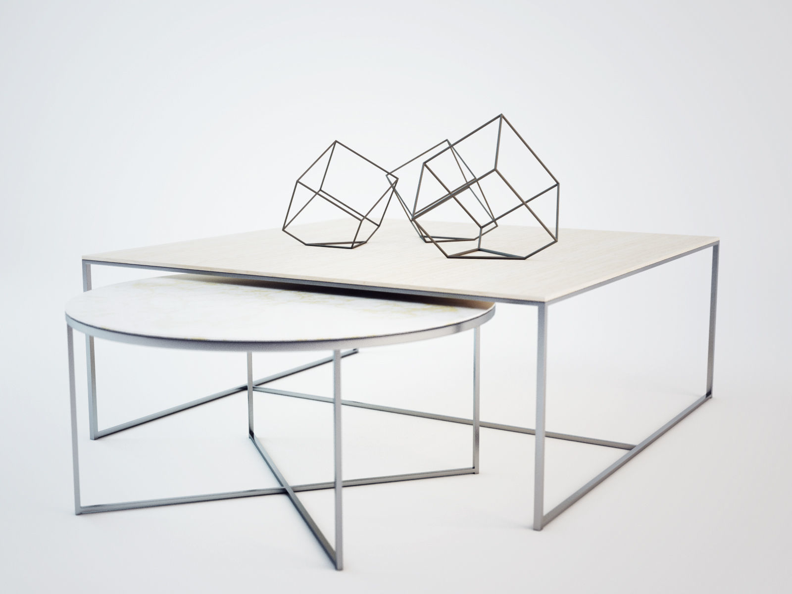 Set of tables 3D model_3