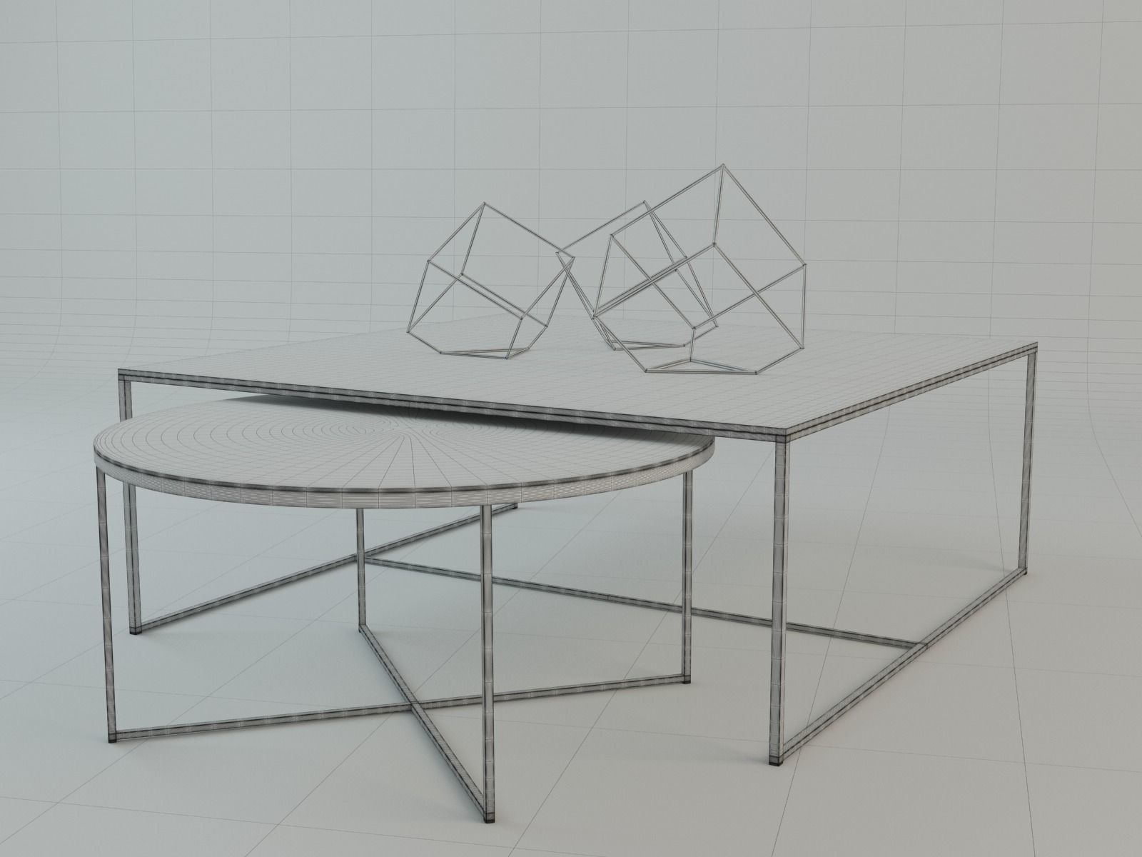 Set of tables 3D model_7