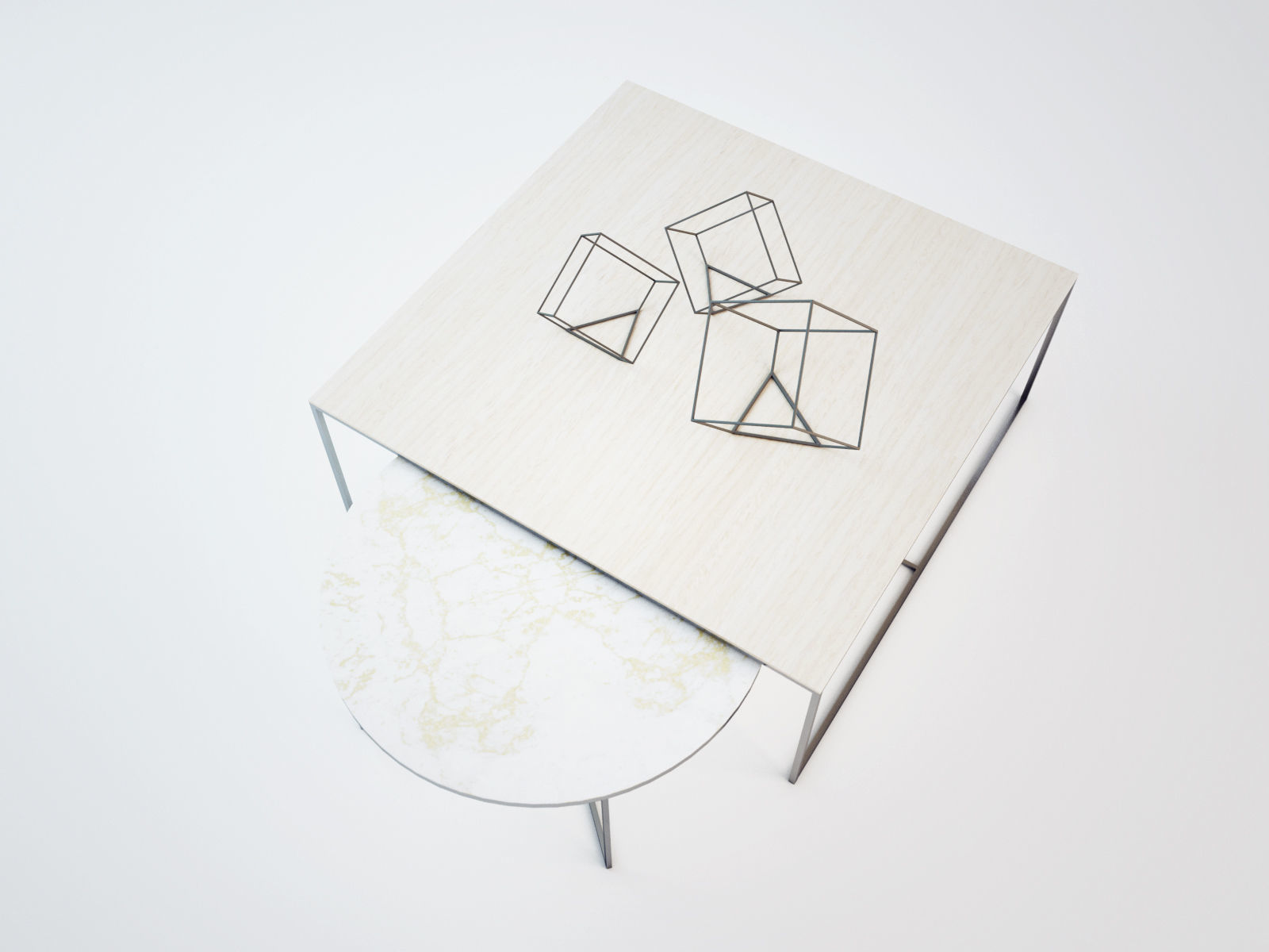 Set of tables 3D model_4