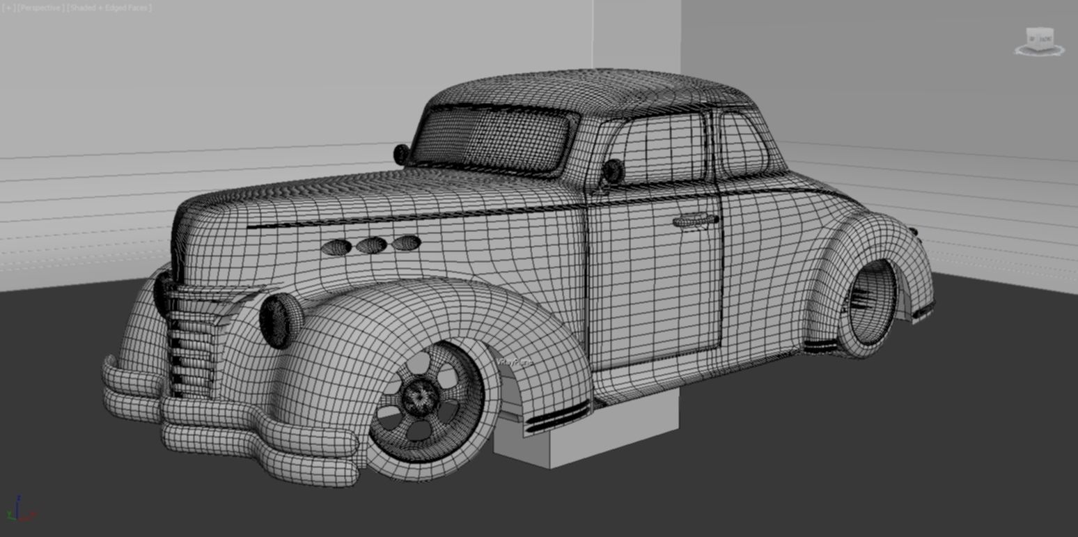 custom coupe 3D model_2