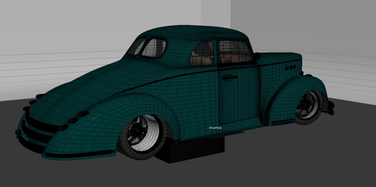 custom coupe 3D model_1