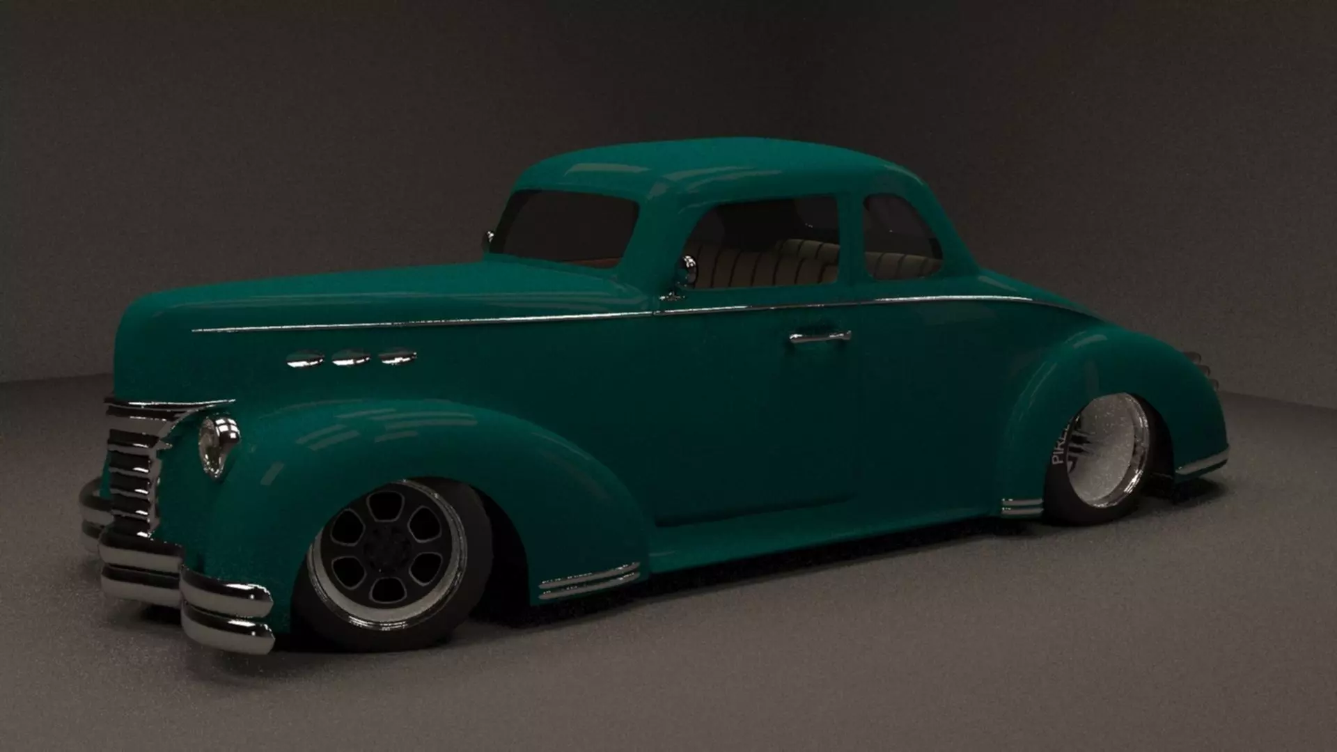 custom coupe 3D model_0