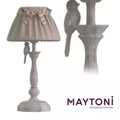 Table lamp Bird ARM013-11-W Maytoni Classic Free 3D model