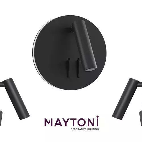 Sconce ios 176 C176-WL-01-6W-B Maytoni Modern Free 3D model
