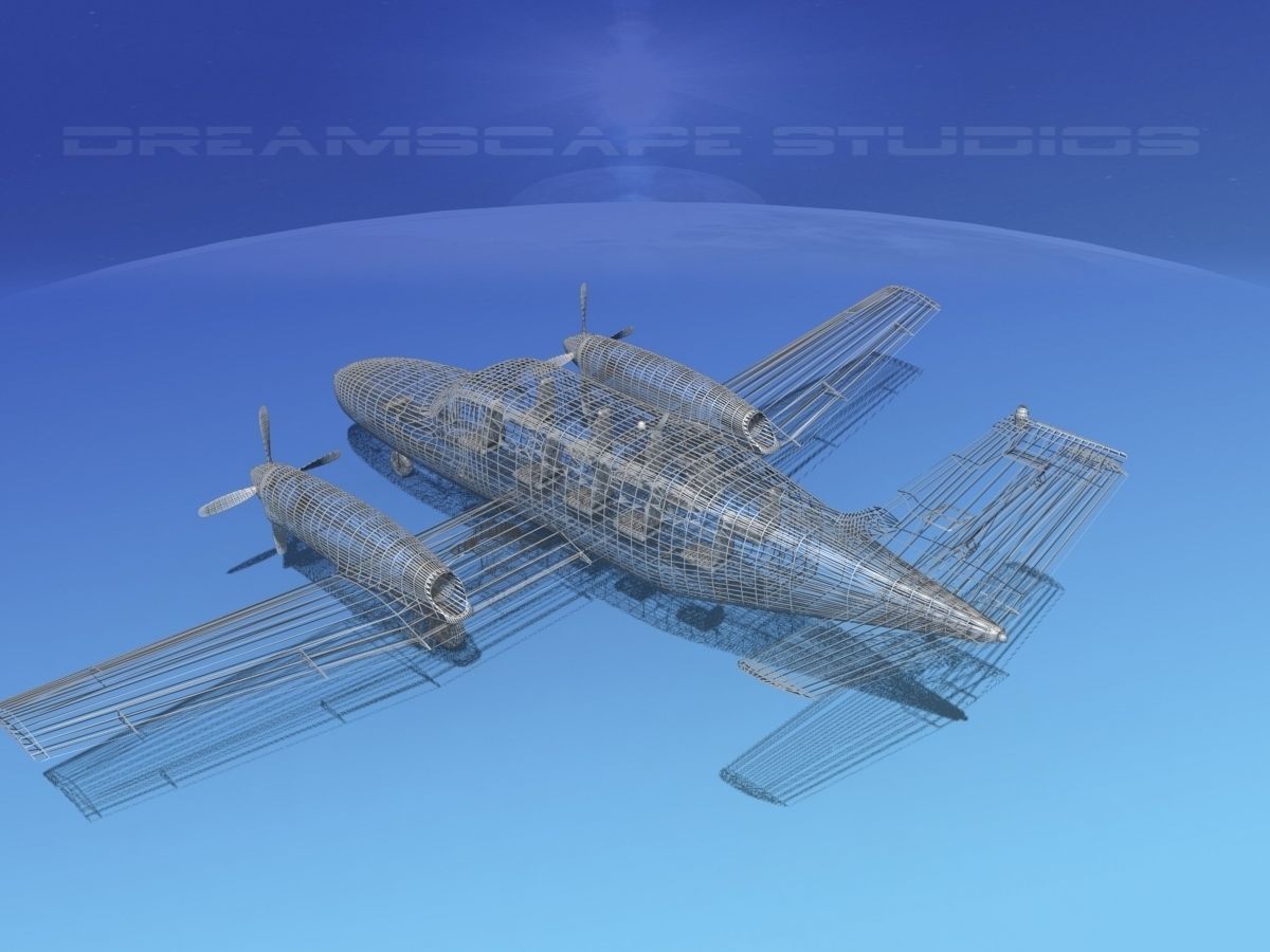 Cessna 441 Conquest II V07 3D model_15