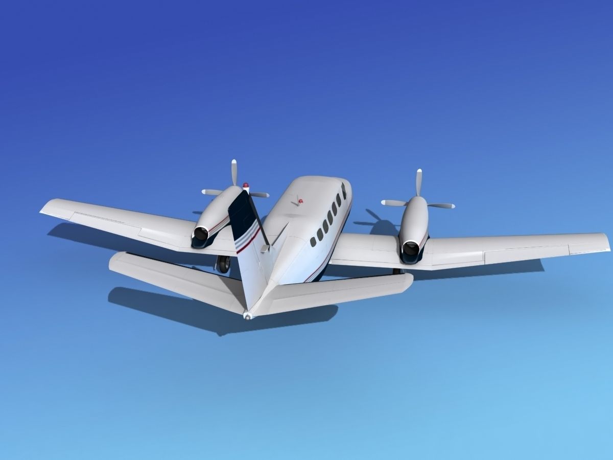 Cessna 441 Conquest II V07 3D model_6