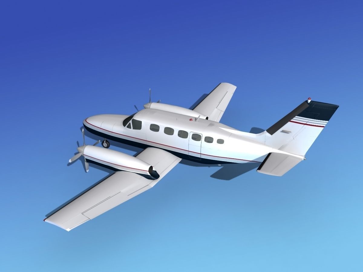Cessna 441 Conquest II V07 3D model_7
