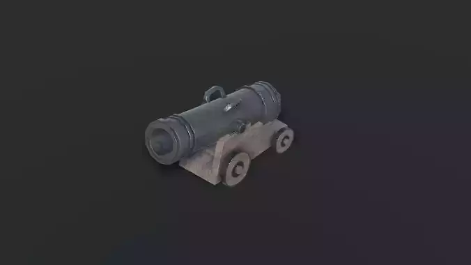 Cannon on a Platform