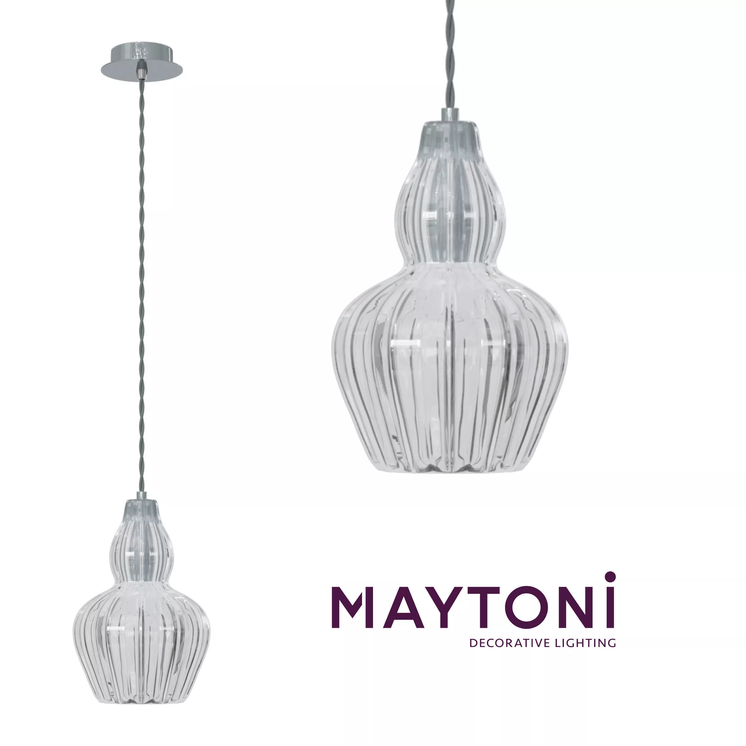 Pendant Eustoma MOD238-PL-01-TR Maytoni Modern Free 3D model