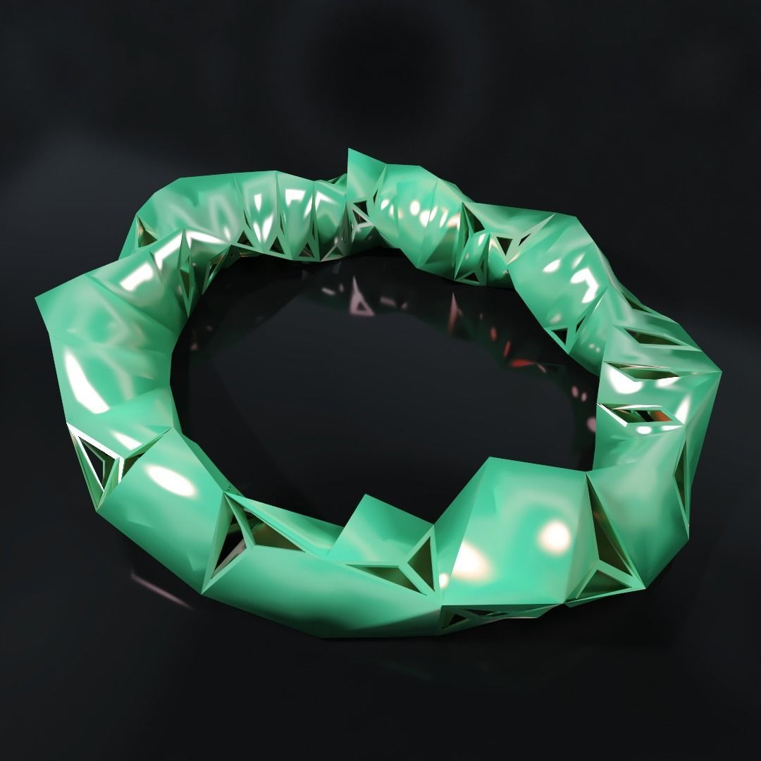 Parametric bracelet  Free 3D model_1