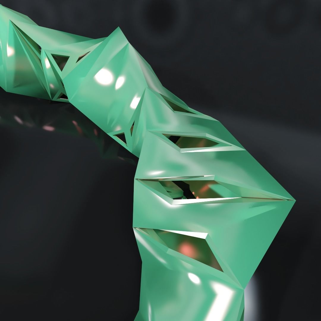 Parametric bracelet  Free 3D model_2