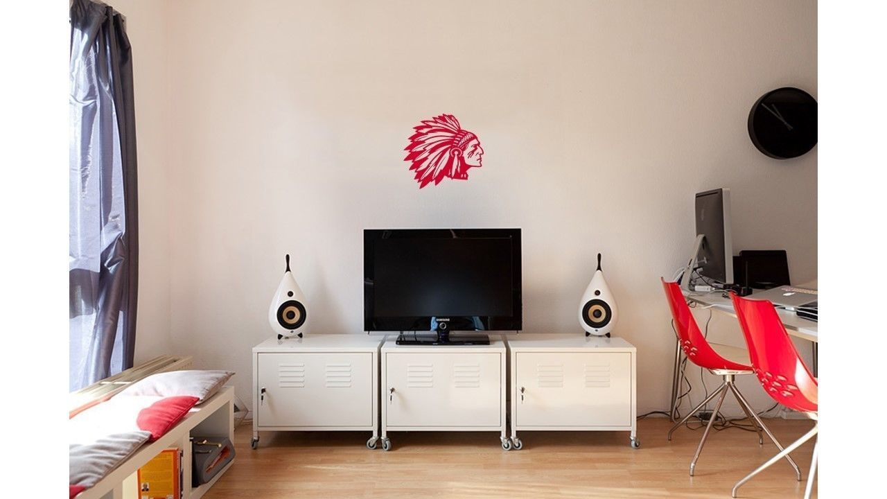 Indian man wall decoration 3D print model_1