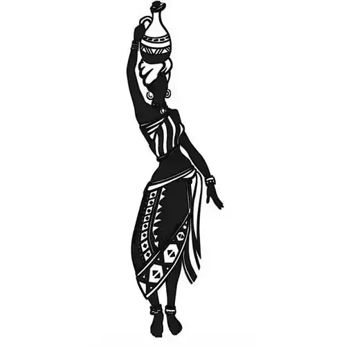 African woman wall art