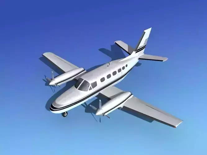 Cessna 441 Conquest II V12 3D model