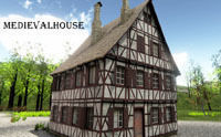 MedievalHouse medieval house Low-poly 3D model_10