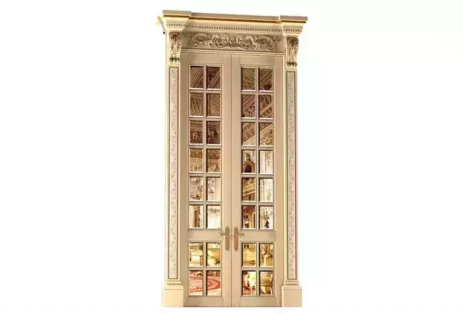 Palace classic swing doors with mirror