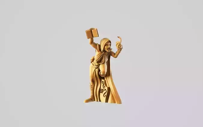 Sara the necromancer 3D print model