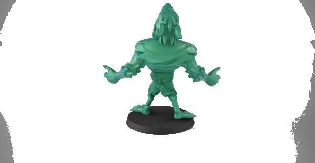 Wolfmen wooden creature 3D print model_5