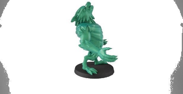 Wolfmen wooden creature 3D print model_3