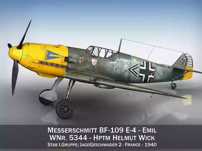 Messerschmitt - BF-109 E - JG2