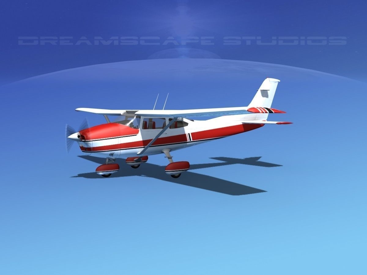 Cessna 182 Skylane V01 3D model_2
