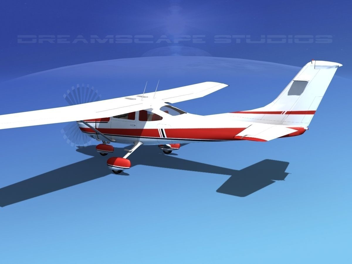 Cessna 182 Skylane V01 3D model_4