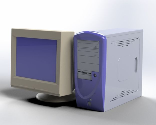 computer 3D model