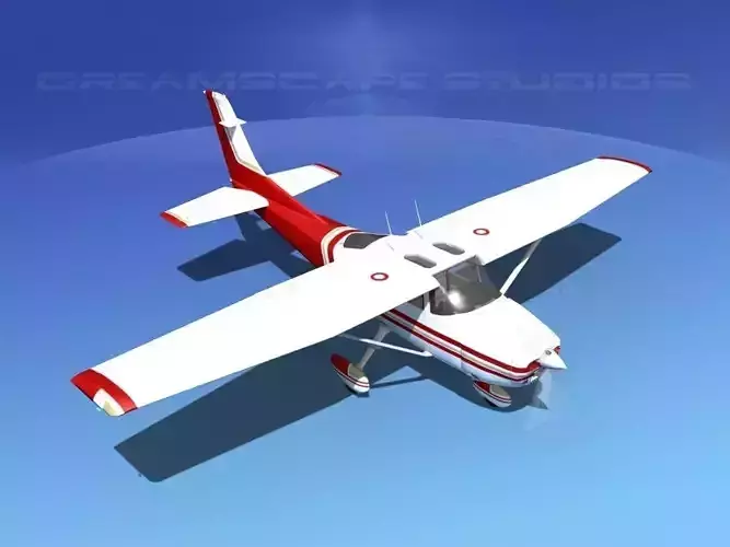 Cessna 182 Skylane V02 3D model